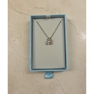 LISA LEONARD Sterling Silver Birthstone Bloom Daisy Gemstone Charm Necklace